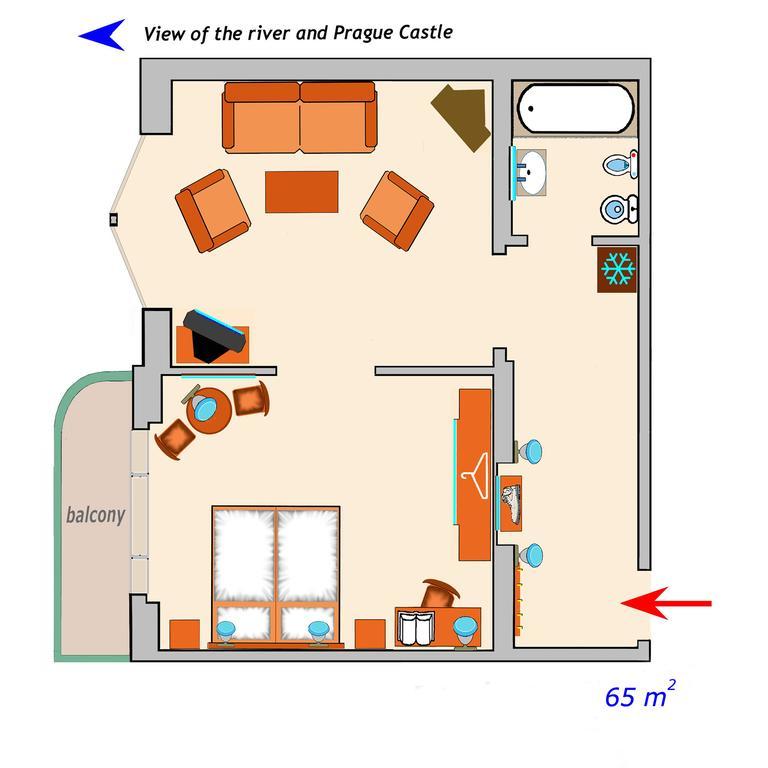 Hotel & Residence Royal Standard Praga Habitación foto